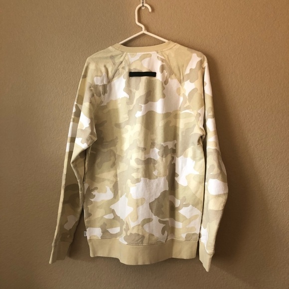 NWT WeSC Marvin camo AOP crewneck Sweatshirt - Picture 6 of 8